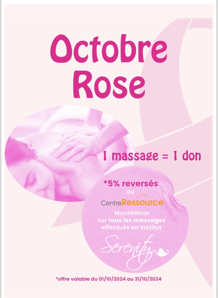 OCTOBRE ROSE OFFRE BIEN ETRE