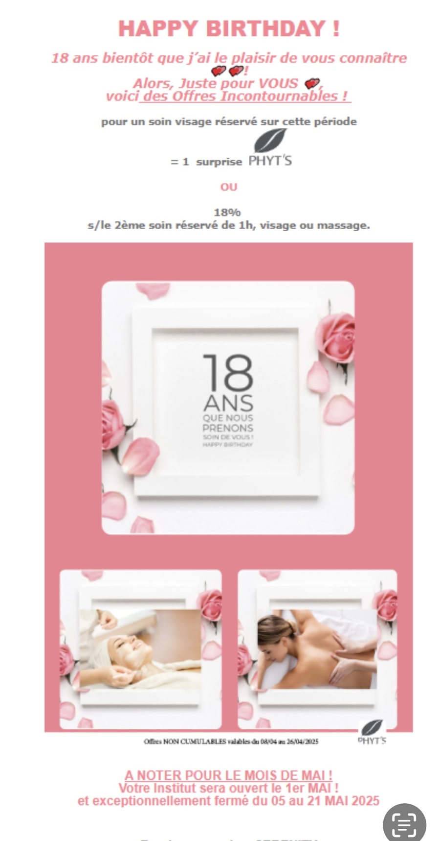 18 ans Que Nous Prenons Soin de Vous